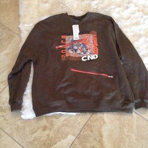 Candystripper sweatshirt OS New Oversized